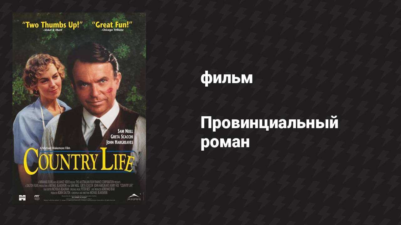 Провинциальный роман (фильм, 1994)