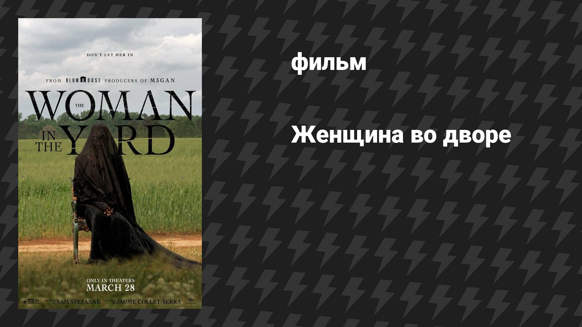 Женщина во дворе (фильм, 2025)