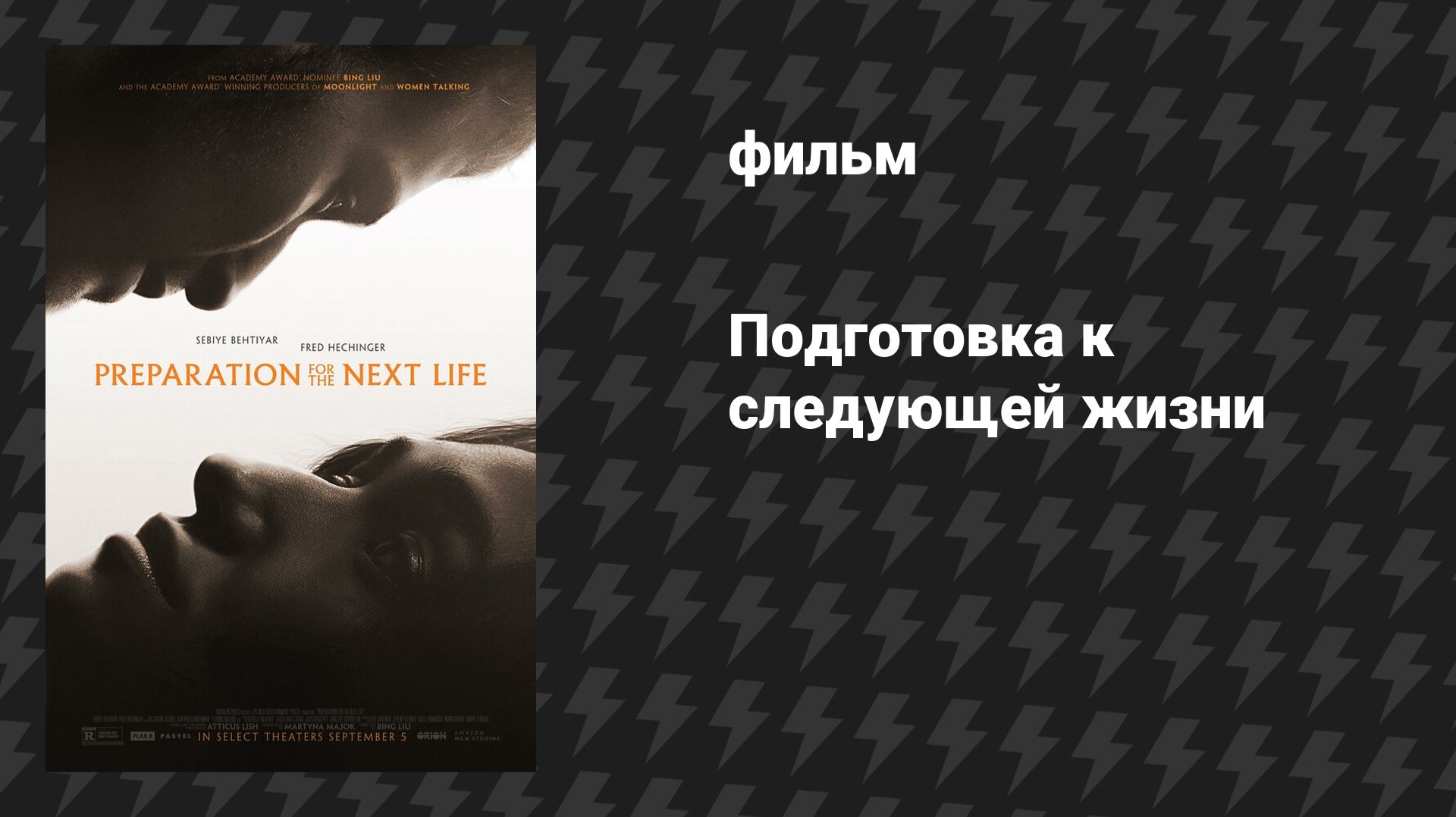 Подготовка к следующей жизни (фильм, 2025)